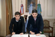 Kicillof y Pullaro firman acuerdo federal contra el narcotráfico y critican a Javier Milei