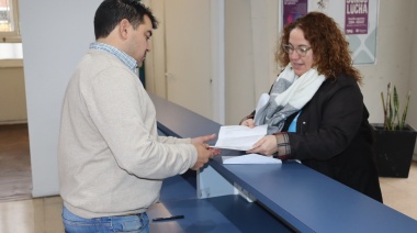 Integrantes del interclaustro de las facultades de Olavarría elevaron un petitorio al HCD