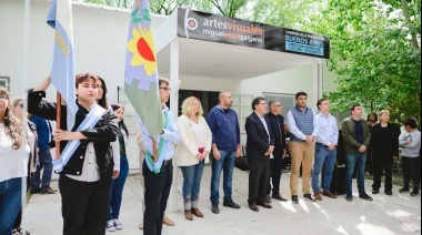 Se inauguró el nuevo edificio de la Escuela de Artes Visuales de Olavarría