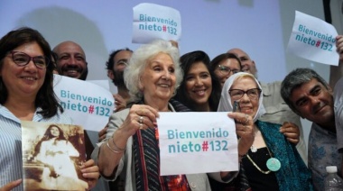 Anunciaron la restitución de identidad del nieto 132