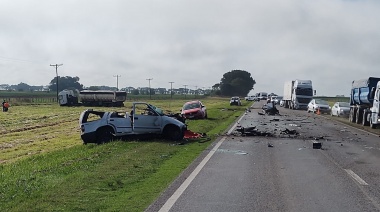 Falleció un joven en un choque frontal en Ruta 226