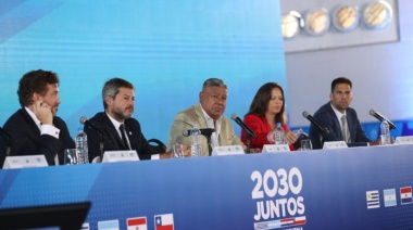 Se lanzó oficialmente la candidatura de Argentina, Uruguay, Chile y Paraguay para el Mundial 2030