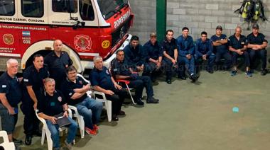Bomberos Voluntarios: hubo cambio de autoridades en el destacamento de Sierras Bayas