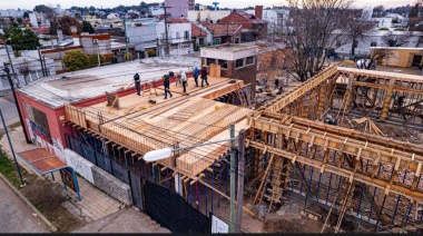 Avanza la obra de ampliación y refacción en la Facultad de Ciencias de la Salud