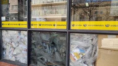 Las boletas, en la delegación local del Correo Argentino