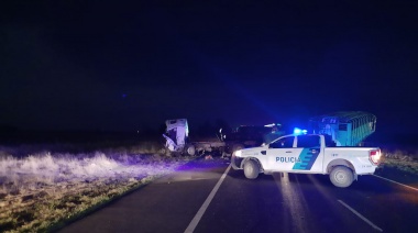 Choque frontal entre dos camiones: fallecieron ambos conductores