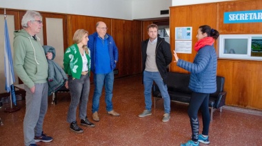 Wesner visitó el Club Loma Negra: “Debemos acompañar a una de las instituciones más importantes de la localidad”