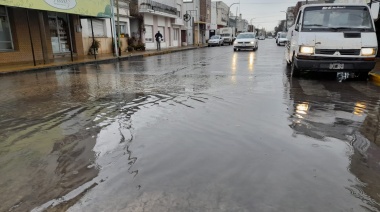 Olavarría amaneció con una intensa lluvia