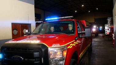 Llegaron 3 nuevas unidades al Cuartel Central de Bomberos Olavarría