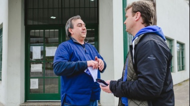 Maximiliano Wesner llevó sus propuestas a Sierra Chica