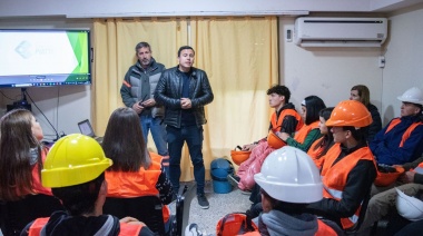 Estudiantes participaron de las visitas educativas de la Subsecretaría de Minería Bonaerense