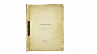 Se subastó en más de U$S 42.000 un original de "Historias de Cronopios y de Famas"