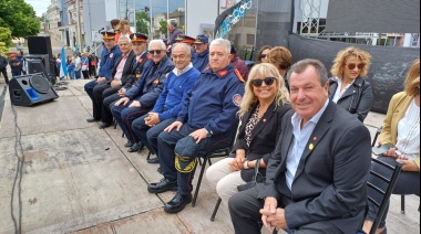Bomberos de Olavarría participó del 60° aniversario de la Asociación de Bomberos Voluntarios de Tapalqué