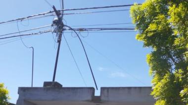 Varios barrios están sin teléfono ni Internet por el robo de 150 metros de cable