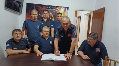 Nuevo Jefe en el Destacamento de Bomberos de Loma Negra