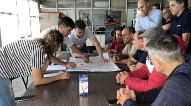 Wesner analizó el impacto del temporal junto al Comité Operativo de Emergencia