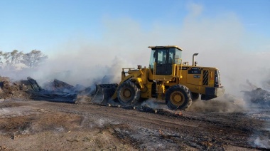 Incendiaron toneladas de leña del temporal que el Municipio acopiaba para el invierno