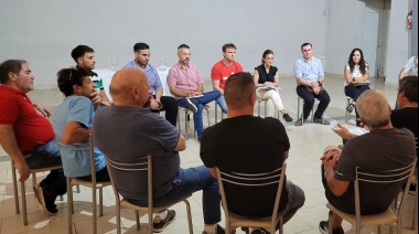 El intendente Maxi Wesner se reunió con la Unión de Clubes
