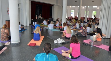Se desarrolló una nueva clase de yoga en Casa del Bicentenario
