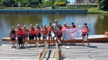 Sueño cumplido: Ola Rosa estrenó su Bote Dragón