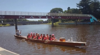 Sueño cumplido: Ola Rosa estrenó su Bote Dragón