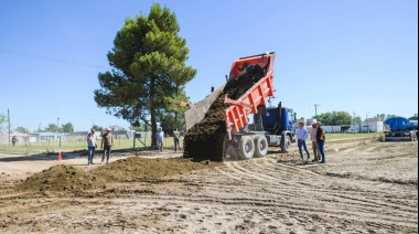 El intendente Wesner recorrió el barrio Carlos Pellegrini e informó que se reiniciaron las obras