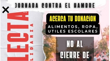 Bajo la consigna de "No al cierre de comedores populares", el Polo Obrero se suma a una colecta nacional