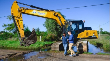 Wesner recorrió los barrios afectados por la tormenta