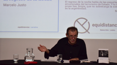 Marcelo Justo presentó el libro “El regreso de la noche”