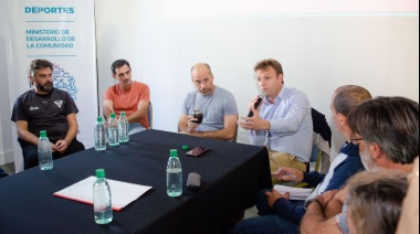 Olavarría fue la sede regional de la presentación de los Juegos Bonaerenses 2024