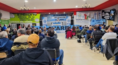 Emotiva ceremonia de normalización de la CGT Delegación Regional Olavarría