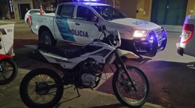 Un hombre fue aprehendido por conducir una motociclista con pedido de secuestro