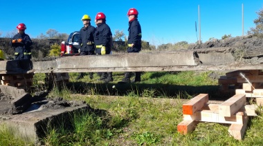 Bomberos participó de la primera práctica BREC en Olavarría