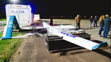 Wesner encabezó la puesta operativa de drones para prevención de delitos rurales