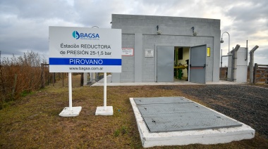 Wesner acompañó a Kicillof en la inauguración de la obra de suministro de gas natural en Pirovano