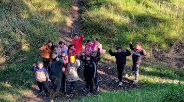 Chicos y chicas que asisten al Centro de Día Nº 2 visitaron “La Isla”