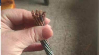 Robo de cables: hay tres personas imputadas en Sierras Bayas