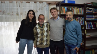 Día del Escritor: Wesner compartió un encuentro con referentes de las Bibliotecas Populares de Olavarría