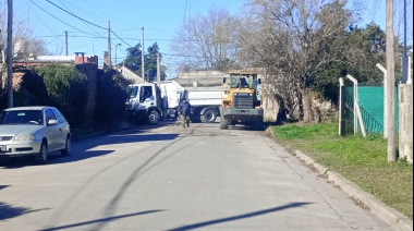 El Municipio desplegó trabajos de mejora y mantenimiento vial en distintos puntos de Hinojo