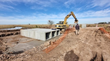 El Municipio de Olavarría lleva adelante importantes obras hidráulicas en la zona rural