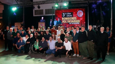 Se llevó a cabo la 3º cena anual de la Asociación de Bomberos Voluntarios
