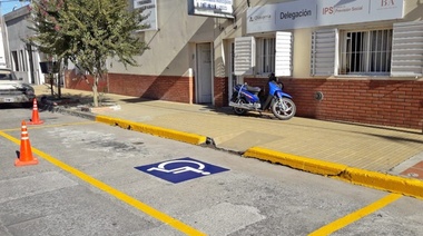 Colocaron tachas, señalética y demarcaciones viales