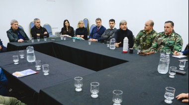 Se realizó una reunión de productores rurales con autoridades del Ministerio de Seguridad de la Provincia
