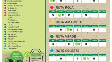 Programa Municipal GIRO: conocé días y horarios de recolección por cada barrio