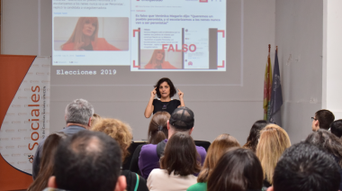 Natalia Aruguete presentó en la ciudad el libro “Nosotros contra ellos”
