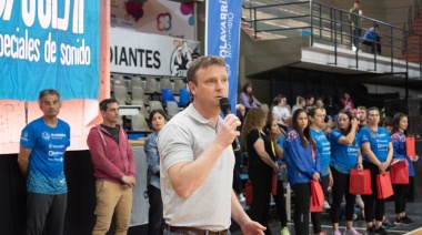 El Maxi Gimnasio del Club Estudiantes vibró al ritmo de un nuevo Muni Gym