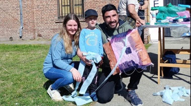 Se llevó adelante una barrileteada a pleno sol en Hinojo