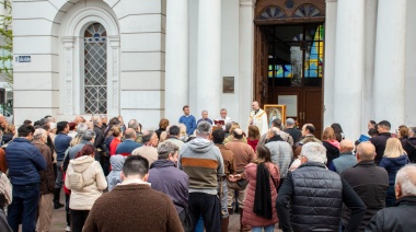 El Intendente Wesner despidió a los Gauchos Peregrinos de San José en su peregrinación a la Basílica de Luján