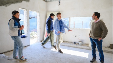 Maximiliano Wesner recorrió el inicio de obra en la Escuela Técnica Nº 1 del Barrio CECO