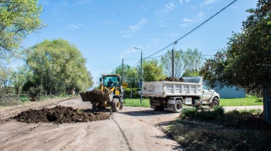 El Municipio continúa con el mantenimiento de calles en Villa Aurora